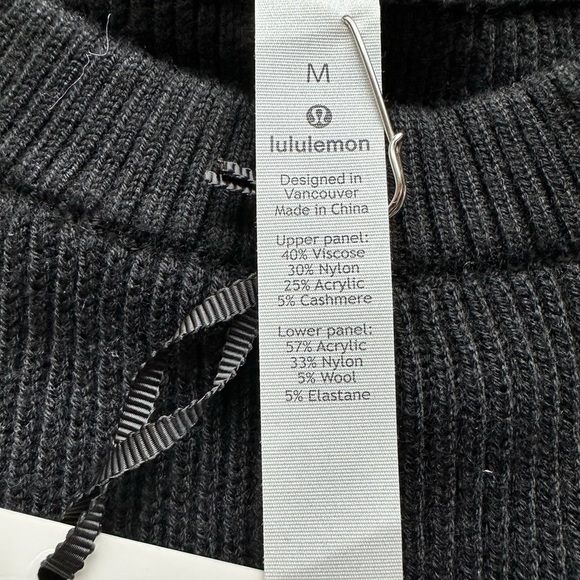 NWT Lululemon Restful Intention Sweater
Black Heathered Core Dark Grey size M - Picture 9 of 12